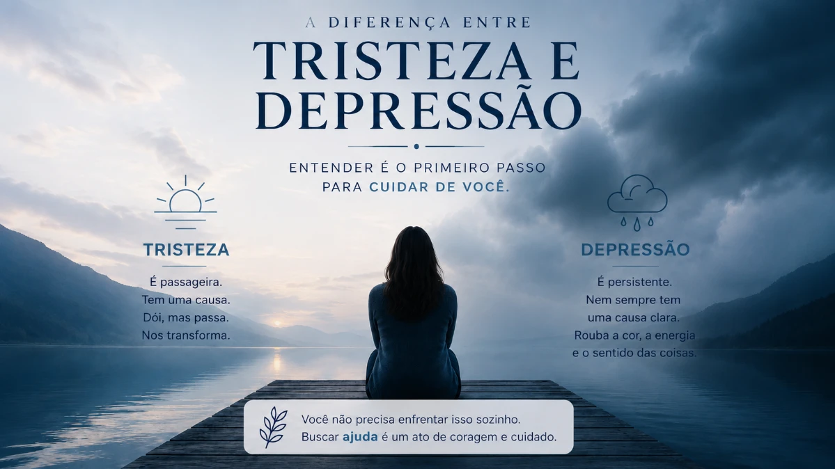 Tristeza ou depressão: como diferenciar e quando buscar ajuda